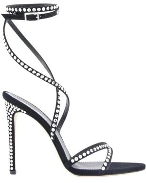 Paris Texas High Heel Sandals - Metallic