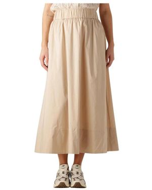 Notre-v Nv-Frigg Maxi Rok - Naturel