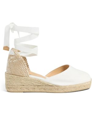 Castañer Wedges - Bianco