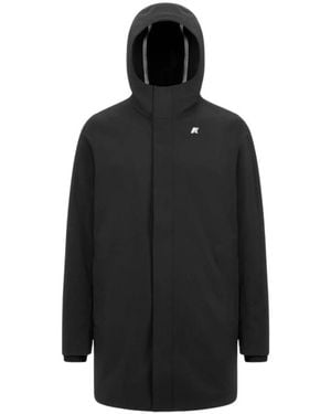 K-Way Jassen ,Zwart ,Polyester Marlyn Bonded Jacket