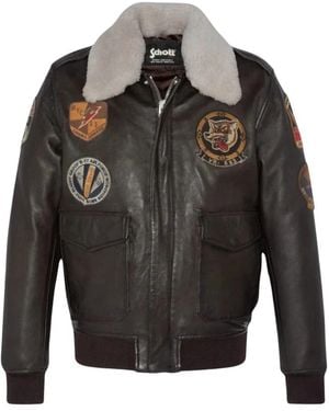 Schott Nyc Bomber Jackets - Gris