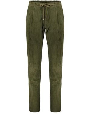 Moorer Slim-Fit Trousers - Verde