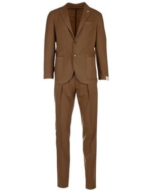 L.B.M. 1911 Single Breasted Suits - Marrón