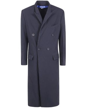 Junya Watanabe Polyester Long Coat - Blau