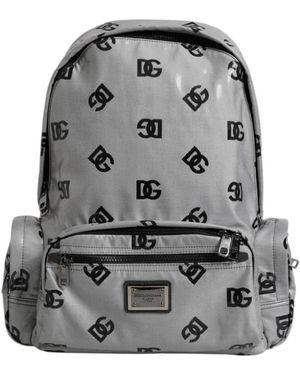 Dolce & Gabbana Dg Logo Plaque Rucksack - Grau