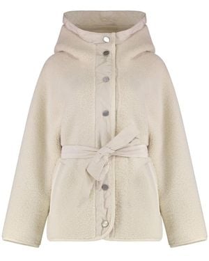 Pinko Faux Fur & Shearling Jackets - Natural