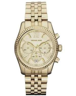 Michael Kors Lexington Chronograph Uhr - Mettallic
