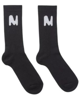 MSGM Stretch Katoenen Sokken - Zwart