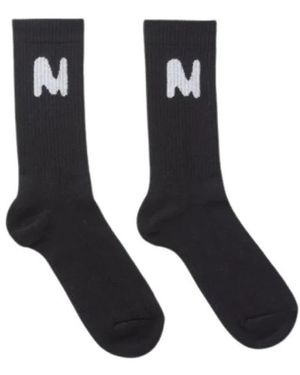 MSGM Stretch Katoenen Sokken - Zwart