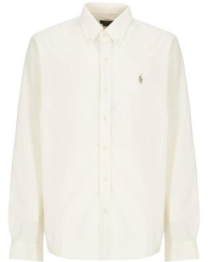 Ralph Lauren Overhemden ,Wit ,Katoen Katoenen Shirt