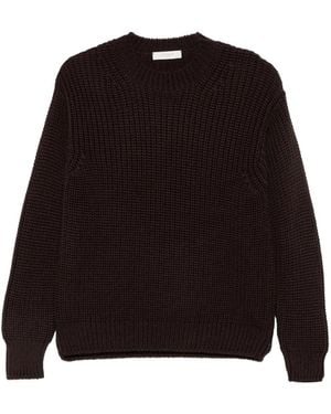 Zanone Round-Neck Knitwear - Noir