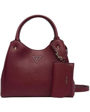 Guess Lorella Small Girlfriend Tote - Rood