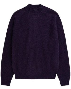 Norse Projects Nordrevik Baby Alpaca Pullover - Blau