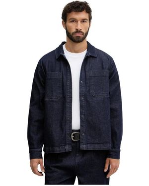 Lindbergh Denim Shirts - Azul