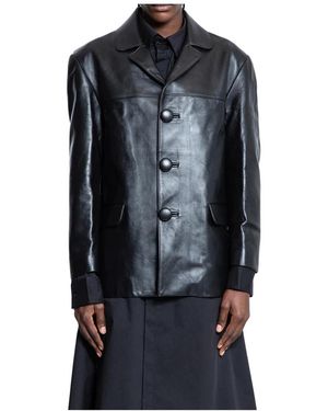 Celine Carcoat 3 Boutons - Schwarz