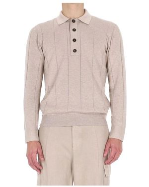 Eleventy Round-Neck Knitwear - Pink