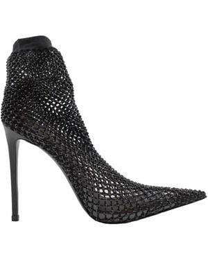 Le Silla Schoenen ,Zwart ,Nylon Gilda Pump