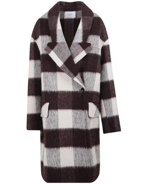 Soallure Double-Breasted Coats - Noir