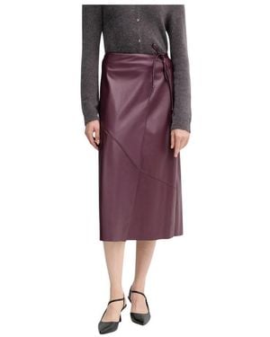 Ouí Midi Skirts - Viola