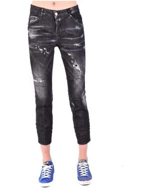 DSquared² Cropped Jeans - Azul