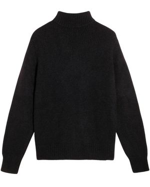 Doppiaa Amintore Pullover Mit Hohem Kragen - Schwarz