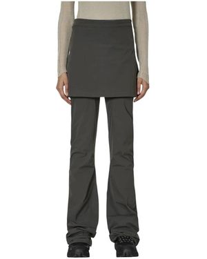 Roa Dunkelgraue Skort-Hose Mit Wasserabweisendem Nylon