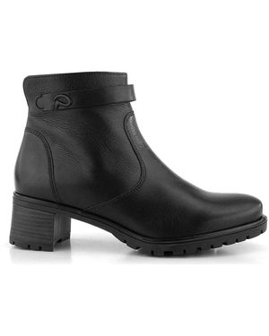 Ara Heeled Boots - Black