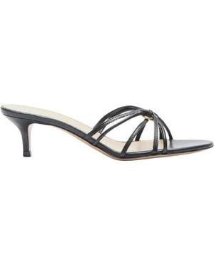 Le Monde Beryl Heeled Mules - Blanco