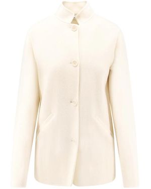 Aspesi Leichte Jacke Mit Mandarin-Kragen - Natur