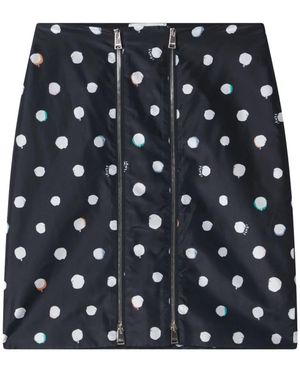 Fendi Falena Dots Skirt - Blauw