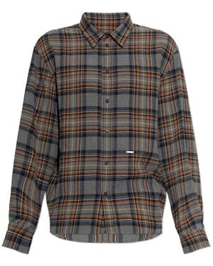 DSquared² Checked Shirt - Grijs
