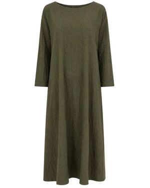 Pomandère Ausgestelltes Maxikleid - Grün