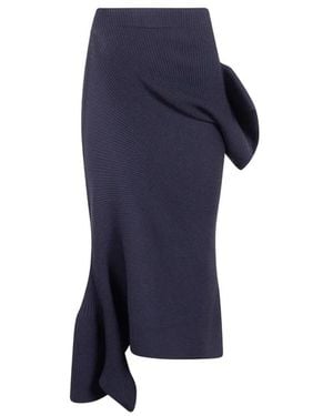 Issey Miyake Midi Skirts - Azul