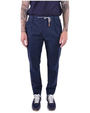 Eleventy Slim-Fit Trousers - Blue