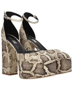 Paris Texas Court Shoes - Brown