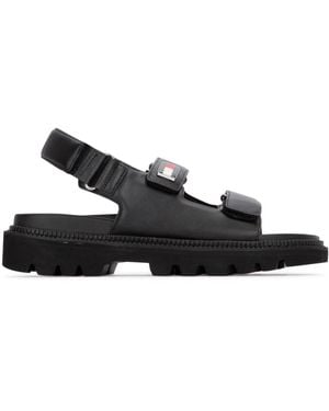 Tommy Hilfiger Flat Sandals - Black