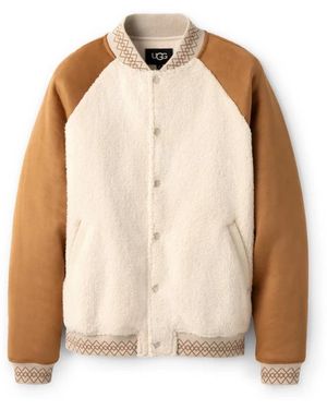 UGG Tasman Varsity Jacket - Naturel