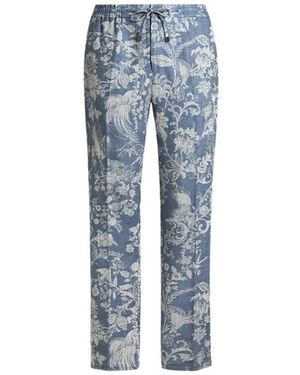 Etro Slim-Fit Broeken - Blauw
