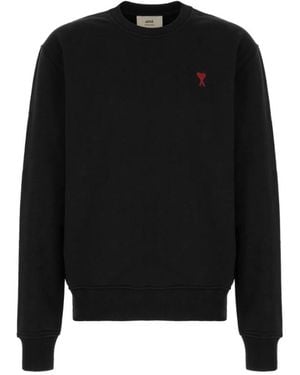 Ami Paris Sweatshirts - Negro