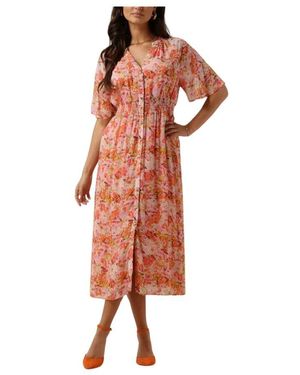 Freebird by Steven Rosa Midi Kleid Mae - Mehrfarbig
