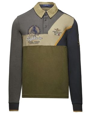 Aeronautica Militare Polo Shirts - Vert