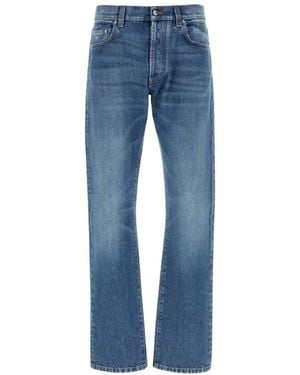 Versace Straight Jeans - Azul