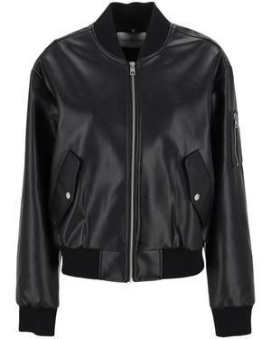 Calvin Klein Kunstlederjacke - Schwarz