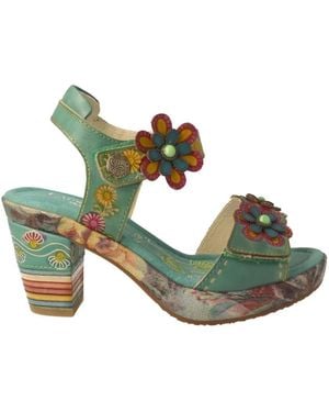 Laura Vita High Heel Sandals - Verde