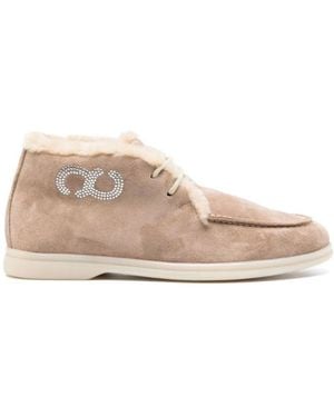Casadei Ankle Boots - Natural