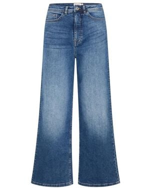 Ichi Wide Jeans - Blue