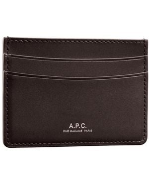 A.P.C. Wallets & Cardholders - Negro