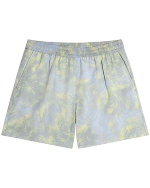 Maison Kitsuné Badeshorts - Blau