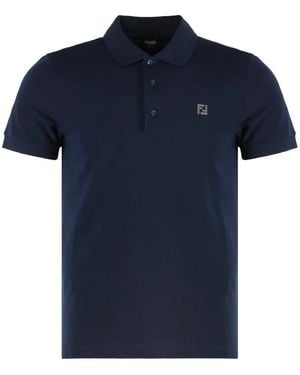 Fendi Polo Shirts - Blue