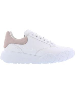 McQueen Weiß/Rosa Damen Sneaker